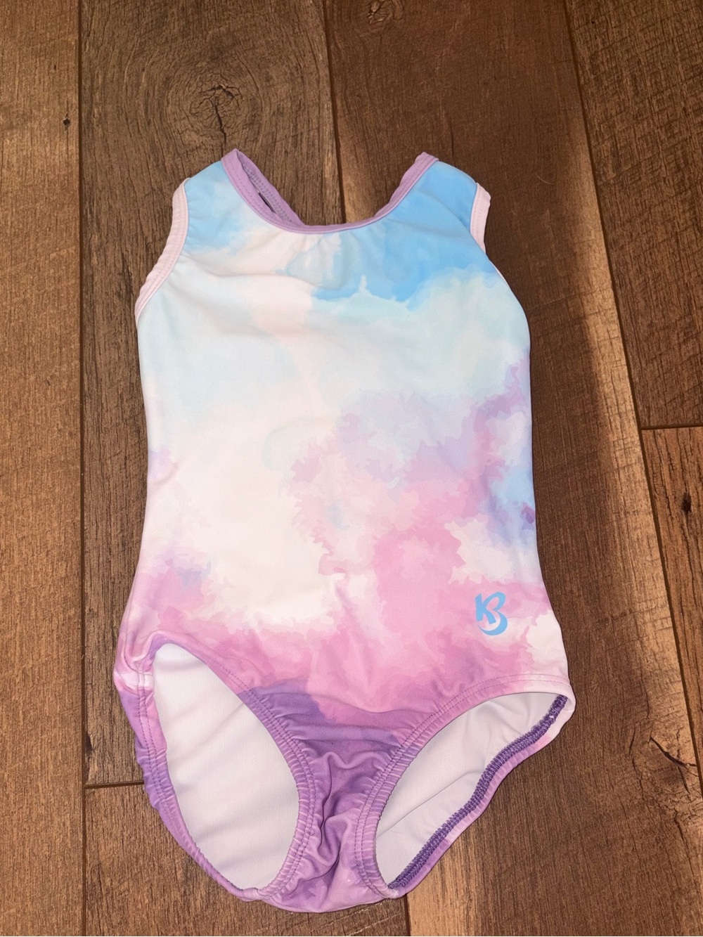 KB Gymnastics Leotard Purple Pink Blue Size CM